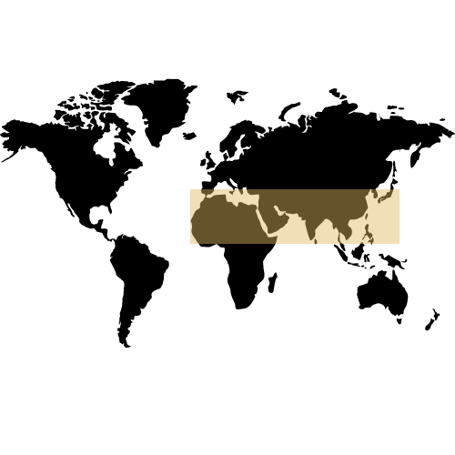 Map of the 10/40 window